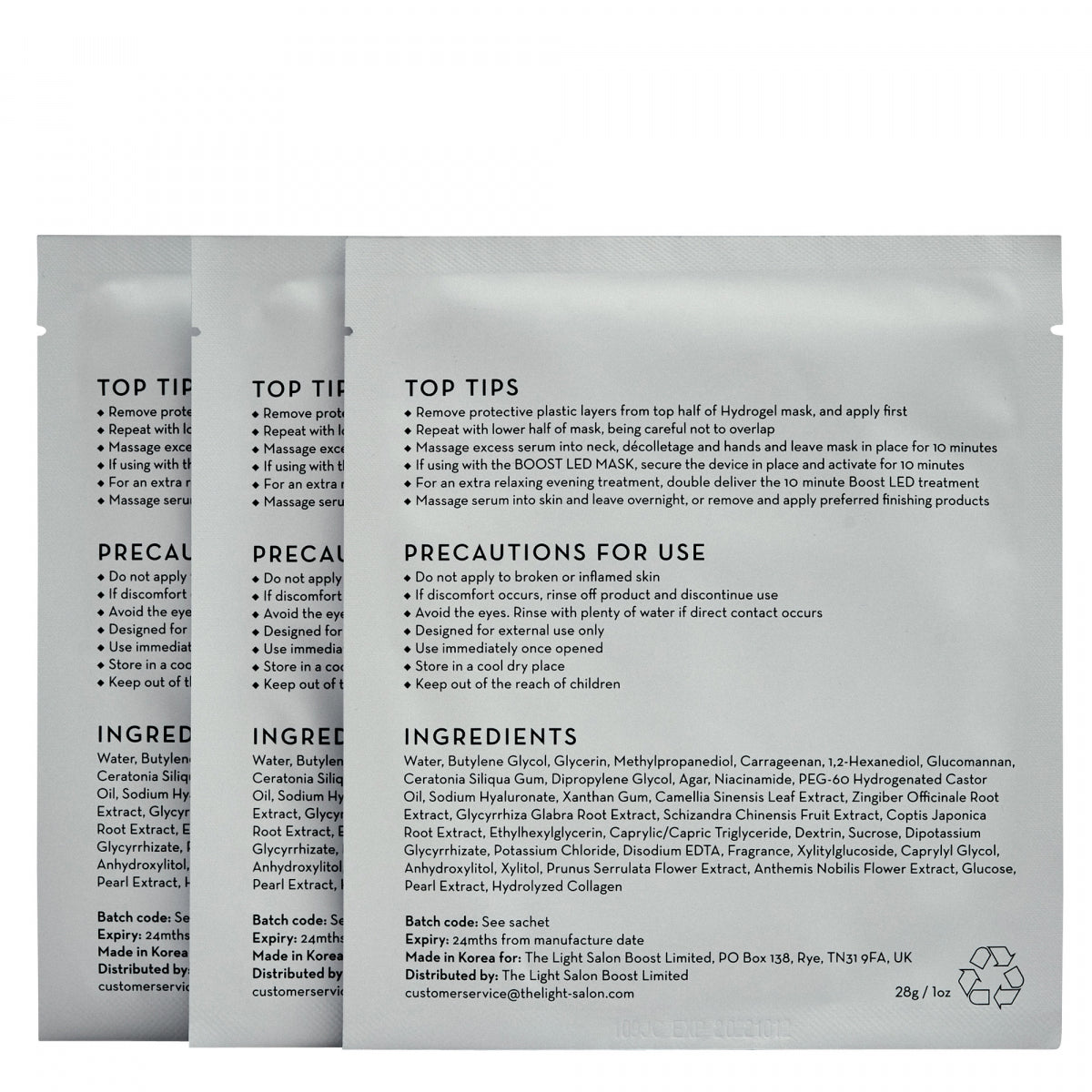Hydrogel Face Mask