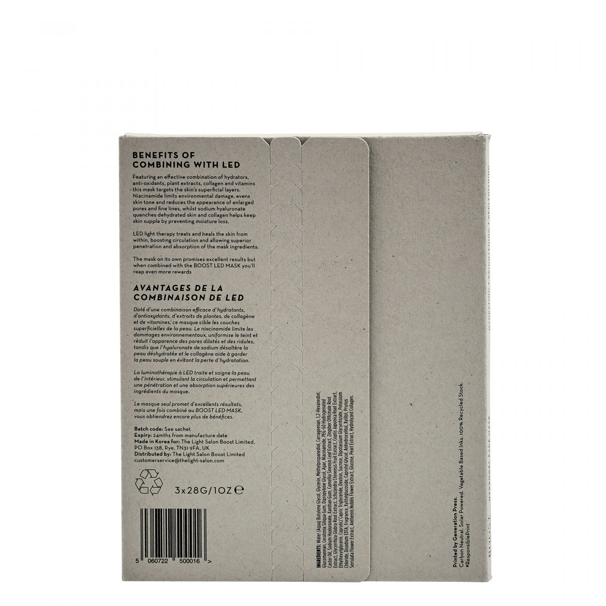 Hydrogel Face Mask