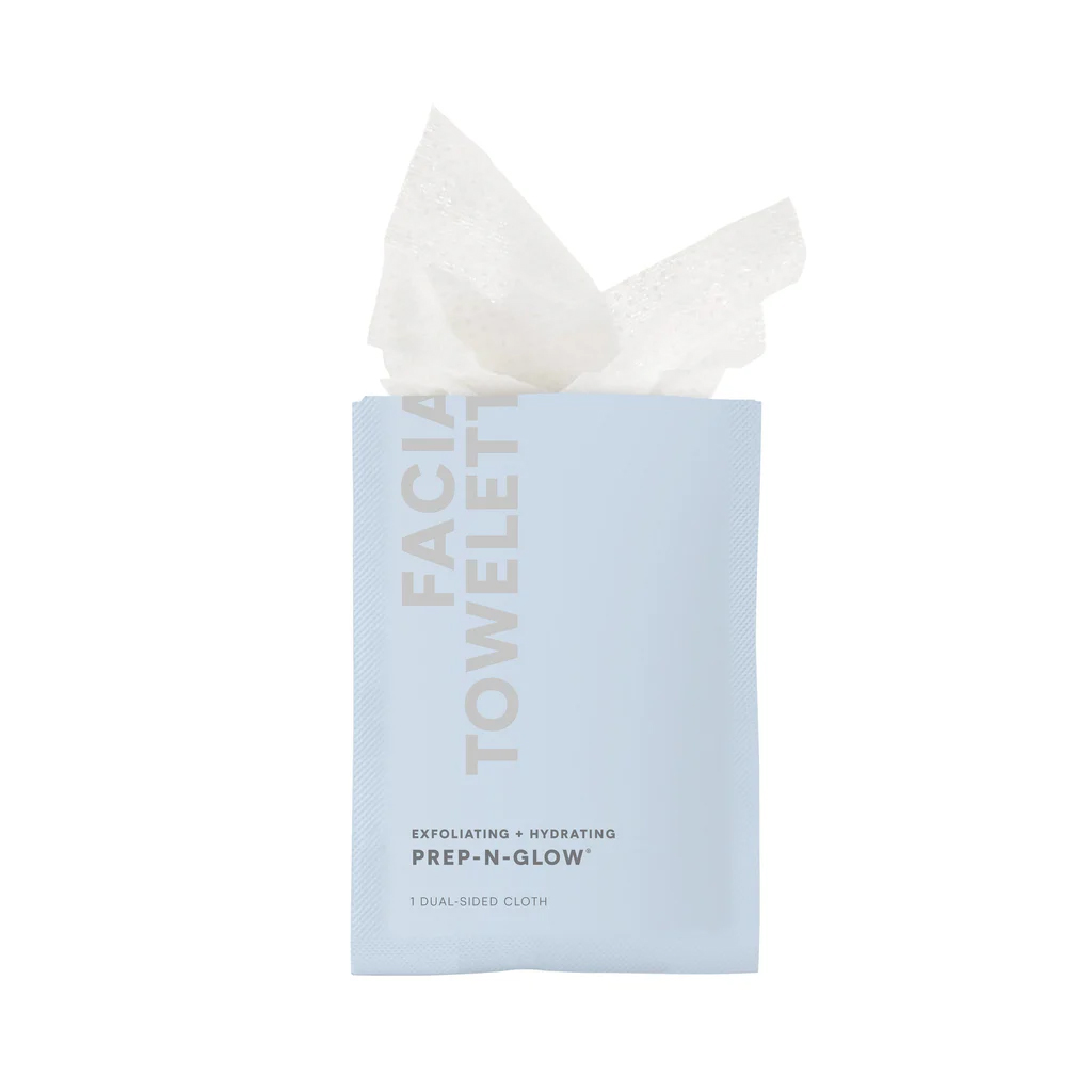 Prep-N-Glow® - Exfoliating & Hydrating Facial Wipes