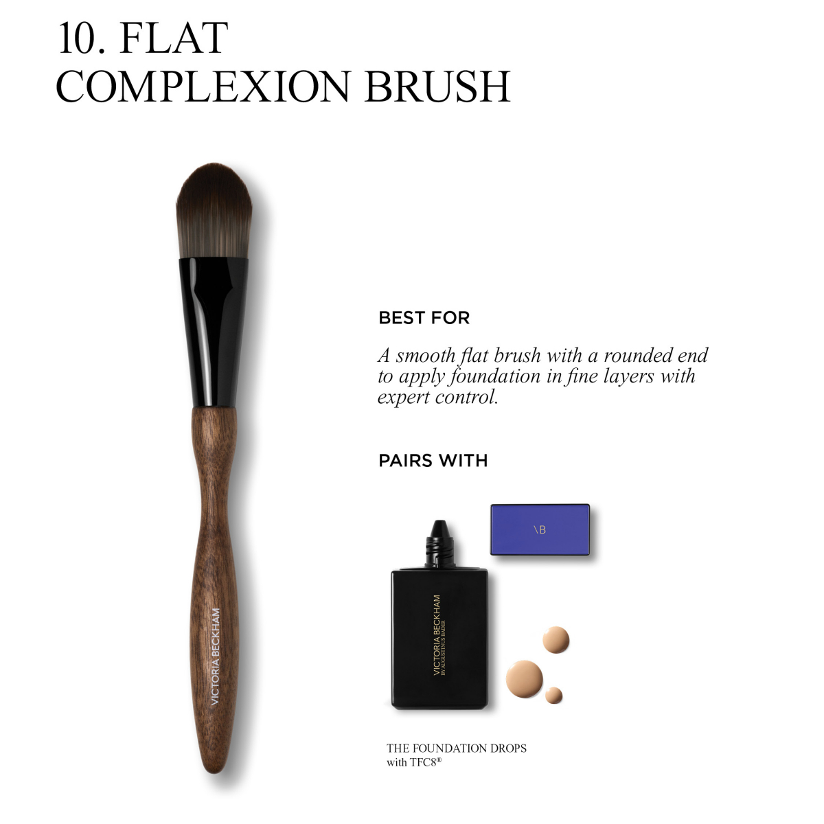 10. Flat Complexion Brush