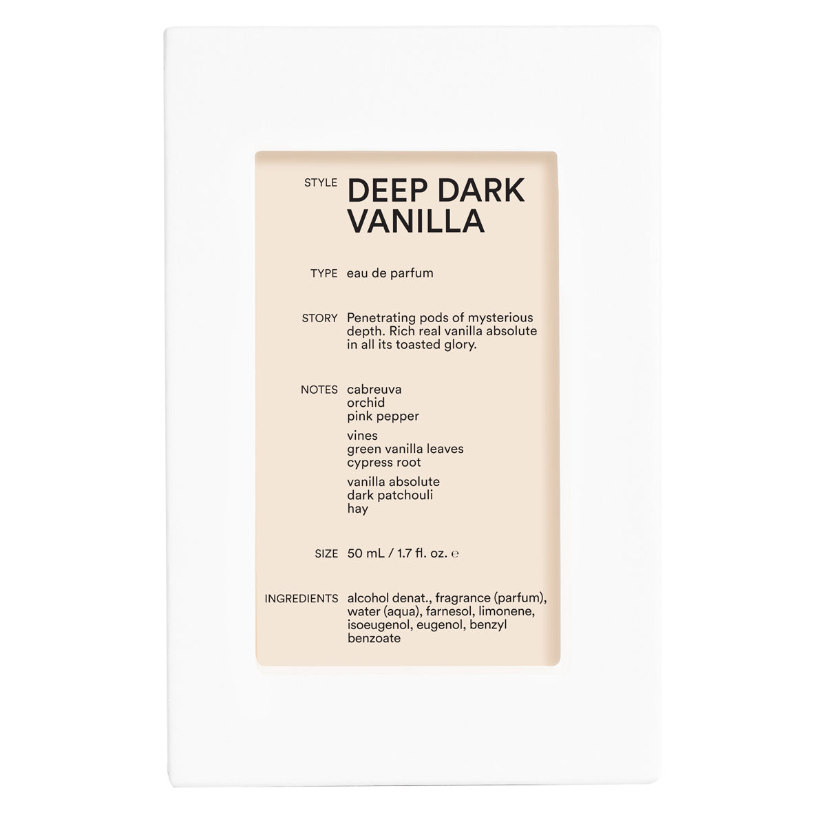 Deep Dark Vanilla