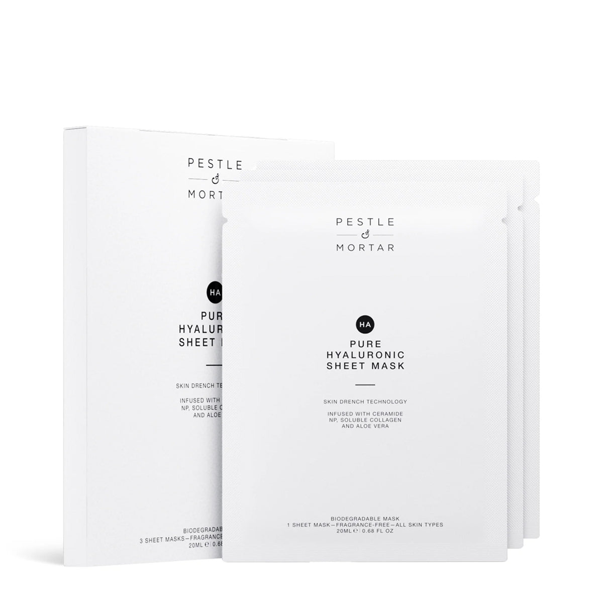 Pure Hyaloronic Sheet Mask - pack of 3