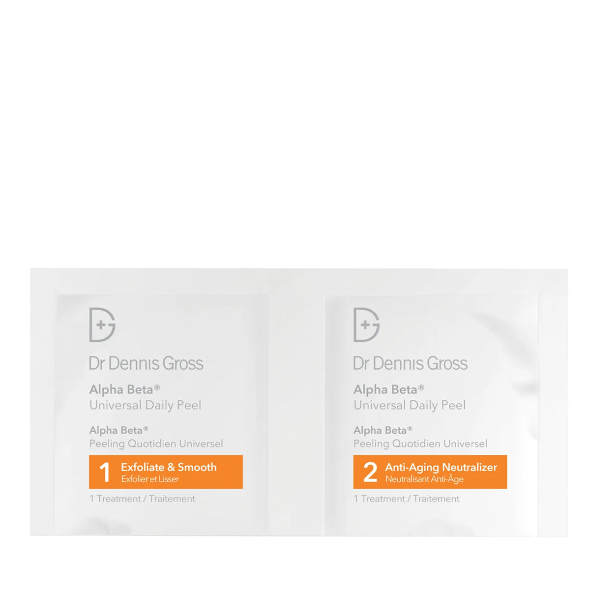 Alpha Beta Daily face Peel Universal 2 steps – Packettes 5 pk