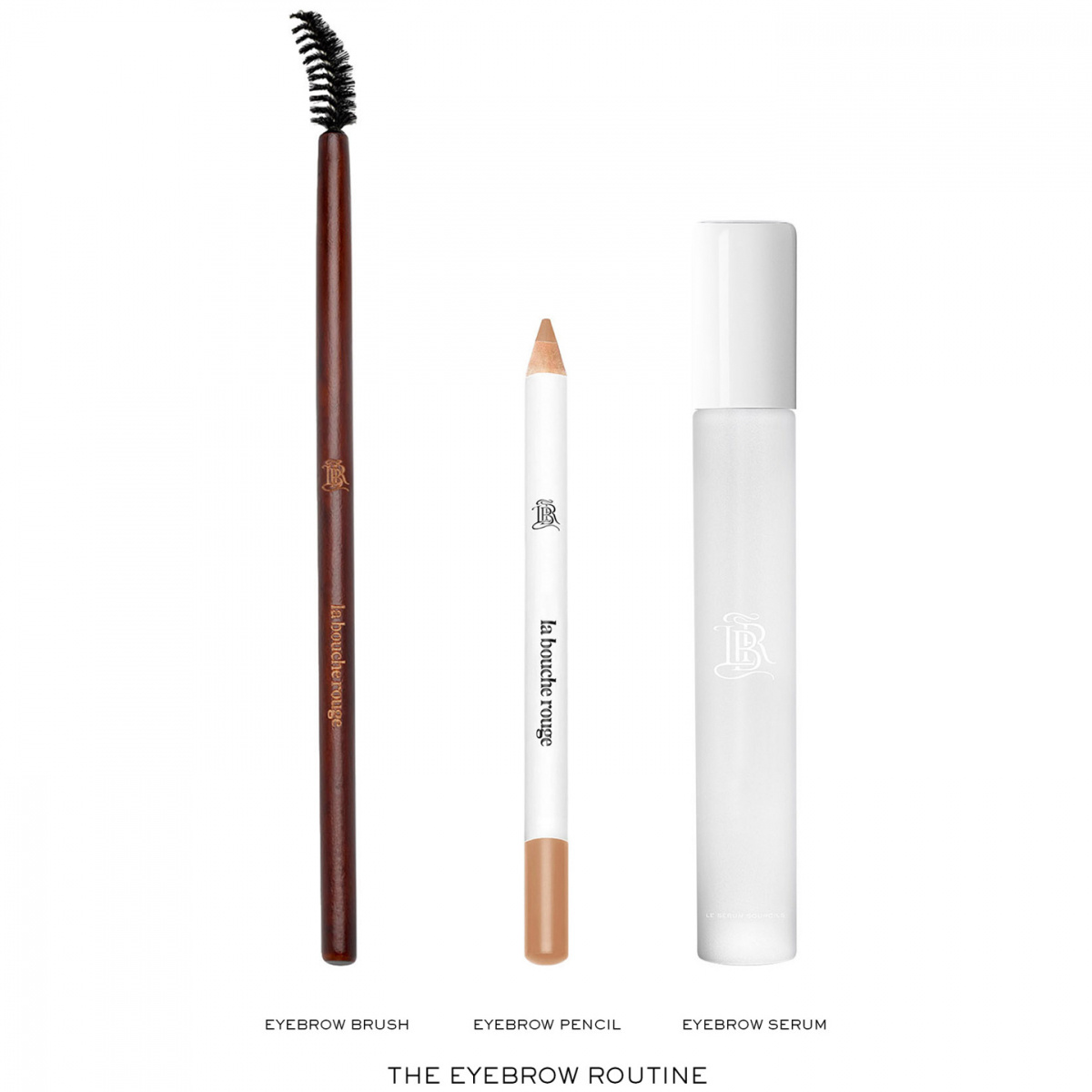 Brow pencil store with brush